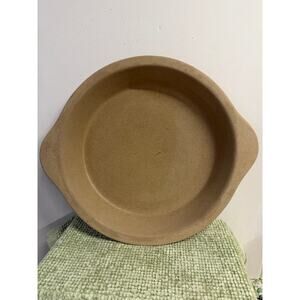 Rada Cutlery Stoneware Baking Dish Made in USA 10 Brown Casserole Pan